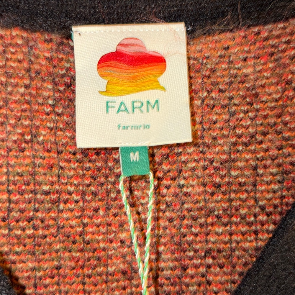 FARM Rio Latin Roses Sequin Knit Cardigan - Picture 7 of 12